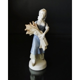 Figurine of Girl walking with Sheaf of Straw