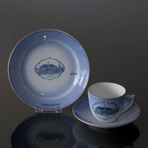 Castle Dinner set Cup and plate with Amalienborg, Bing & Grondahl | No. DG1835-01 | DPH Trading