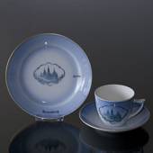 Castle Dinner set Cup and plate with Rosenborg, Bing & Grondahl
