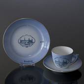 Castle Dinner set Cup and plate with Kronborg, Bing & Grondahl