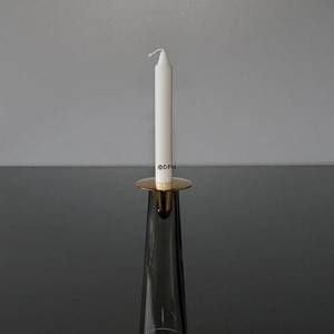 Asmussen Safir candlestick smoke and gold, large | No. DG2083 | Alt. dg2064 | DPH Trading