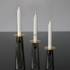 Asmussen Safir candlestick smoke and gold, large | No. DG2083 | Alt. dg2064 | DPH Trading