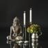 Asmussen Safir candlestick smoke and tinned, medium | No. DG2085 | DPH Trading