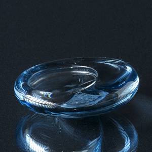 Holmegaard Glass dish, light blue, ø14cm, Per Lütken | No. DG2108 | DPH Trading