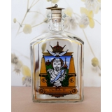 Holmegaard "A Royal Dram" bottle featuring Christian IV