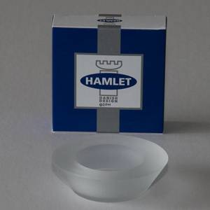 Asmussen Hamlet design tealigth holder, frosted white | No. DG3005 | DPH Trading
