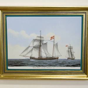 Danish Shipsportraits Haabet (Hope) of Copenhagen, Bing & Grondahl | No. DG3023 | DPH Trading