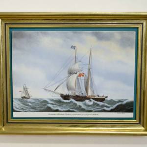 Danish Shipsportraits, Caroline of Copenhagen, Bing & Grondahl | No. DG3024 | DPH Trading