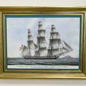 Danish Shipsportraits, Frederick the 6th. Bing & Grondahl