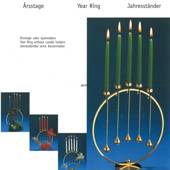Asmussen Hamlet design Year Ring for 5 Candle Holders