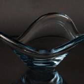 Fionia dish, Holmegaard Per Lutken , glass Smoke