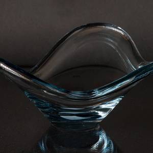 Fionia dish, Holmegaard Per Lutken , glass Smoke | No. DG3233 | DPH Trading