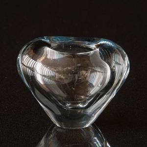 Heart Vase, Per Lutken Holmegaard, glass blue | No. DG3249 | DPH Trading