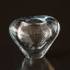Heart Vase, Per Lutken Holmegaard, glass blue | No. DG3249 | DPH Trading