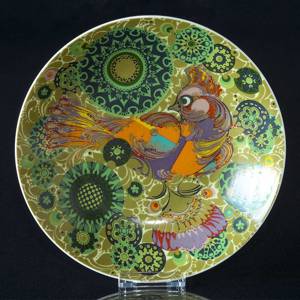 Wiinblad plate, Bird in many colours | No. DG3325 | DPH Trading