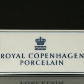 Royal Copenhagen sign "Royal Copenhagen Porcelain"