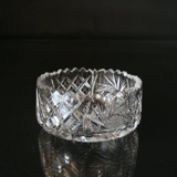 Crystal glass small bowl wiith engravings