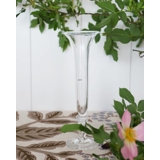 Elegant glass vase for a single flower