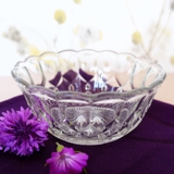 Glass bowl with engravings