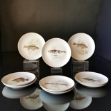 Fish Plates, Set of 9 Pcs (Used)
