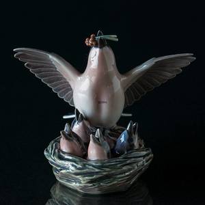 Bird on nestl Dahl Jensen Figurine | No. DJ1349 | DPH Trading