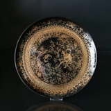 Autmn Wiinblad black with gold Nymolle, diameter 27 cm