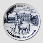 Plate with "The Egeskov Fair" various, from 1976 to 1993 / each, Svane Porc...