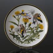 Franklin Porcelain Wedgwood, 1977, Songbirds of the World, European Goldfin...
