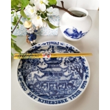 Tivoli plate with motif of The Chinese Tower