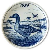1984 Elg porslin plate with Wild birds, Goose