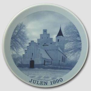 1990 Christmas plate Familie Journalen, Scan Lekven Design | Year 1990 | No. FX1990 | DPH Trading
