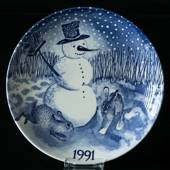 1991 Gustavsberg Christmas plate, Paul Hoff