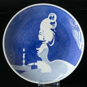Gustavsberg Annual Plate with Silhuet by Einar Nerman 1976 | Year 1976 | No. GEA1976 | DPH Trading