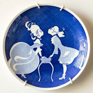 Gustavsberg Annual Plate with Silhuet by Einar Nerman 1981 | Year 1981 | No. GEA1981 | DPH Trading