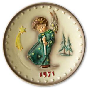 Hummel Annual plate 1971 with boy with candle | Year 1971 | No. HA1971 | DPH Trading