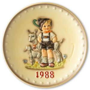 Hummel Annual plate 1988 Boy with goats | Year 1988 | No. HA1988 | DPH Trading