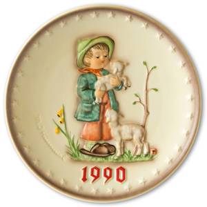 Hummel Annual plate 1990 The little shepherd | Year 1990 | No. HA1990 | DPH Trading