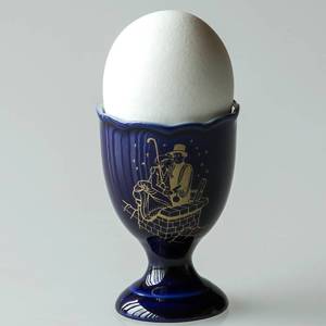 Hackefors Egg Cup, blue, The Shepherdess and the Chimney Sweep | No. HAG11 | DPH Trading