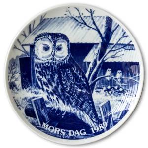 1989 Hansa Mothers Day plate, Owl | Year 1989 | No. HAM1989 | DPH Trading