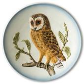 Hummel Goebel Wildlife plate with bird, owl