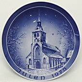 1975 Bareuther & Co. Christmas church plate, Sct. Knud's Church
