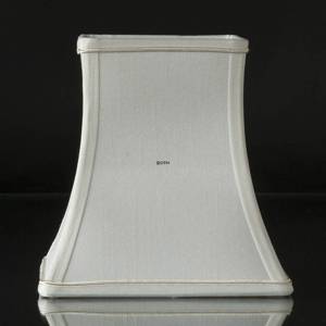 Square lampshade height 18 cm, white silk | No. K181218D0671R | DPH Trading