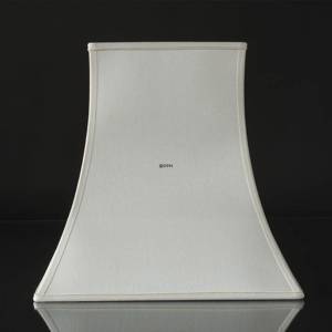 Square lampshade height 36 cm, white silk fabric | No. K362237A0671R | DPH Trading