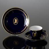 Composer Coffee set, Beethoven, Cup, saucer and cake plate no. 1, Bing & Gr...