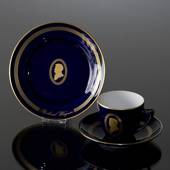 Composer Coffee set, Wagner, Cup, saucer and cake plate no. 12, Bing & Gron...