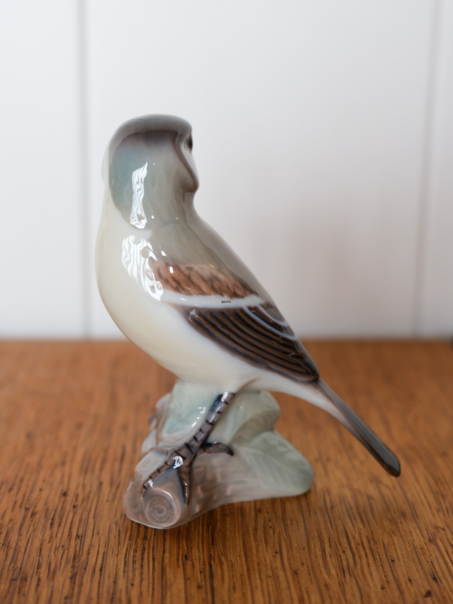 Bird, Blue Tit, Lyngby Porcelain no. 76