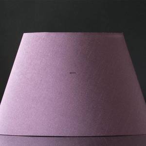 Oval lampshade height 24 cm, purple/dark rose coloured silk fabric | No. O242339A0400R | DPH Trading