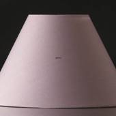 Round lampshade tall model height 22 cm, rose chintz fabric