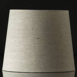 Round cylindrical lampshade height 24 cm, beige flax fabric | No. P242732A1200R | DPH Trading