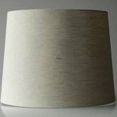 Round cylindrical lampshade height 31 cm, beige flax fabric